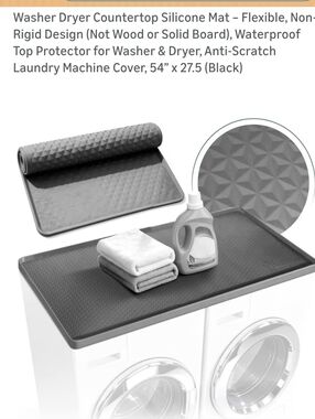 Washer Dryer Countertop Silicone Mat